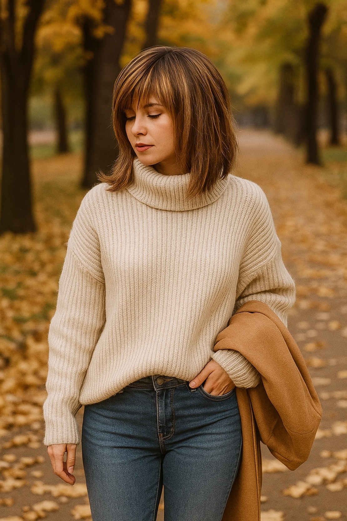 Перука - 100% естествен косъм - ЛОЛА