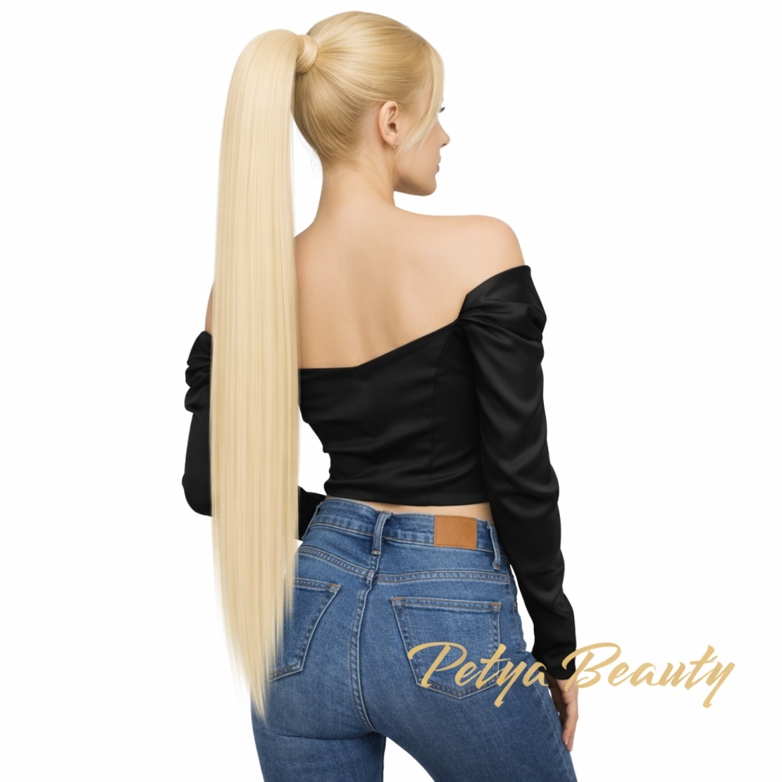 PREMIUM - Луксозна опашка - РУСО 613 (ЕКСТРА ДЪЛГА) /лента и кичур/