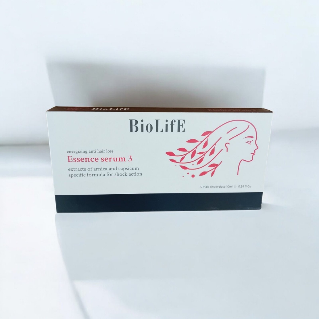 Лечебни серум ампули против косопад и за бърз растеж BIOLIFE ESSENCE SERUM 3 /10 x 10ml/