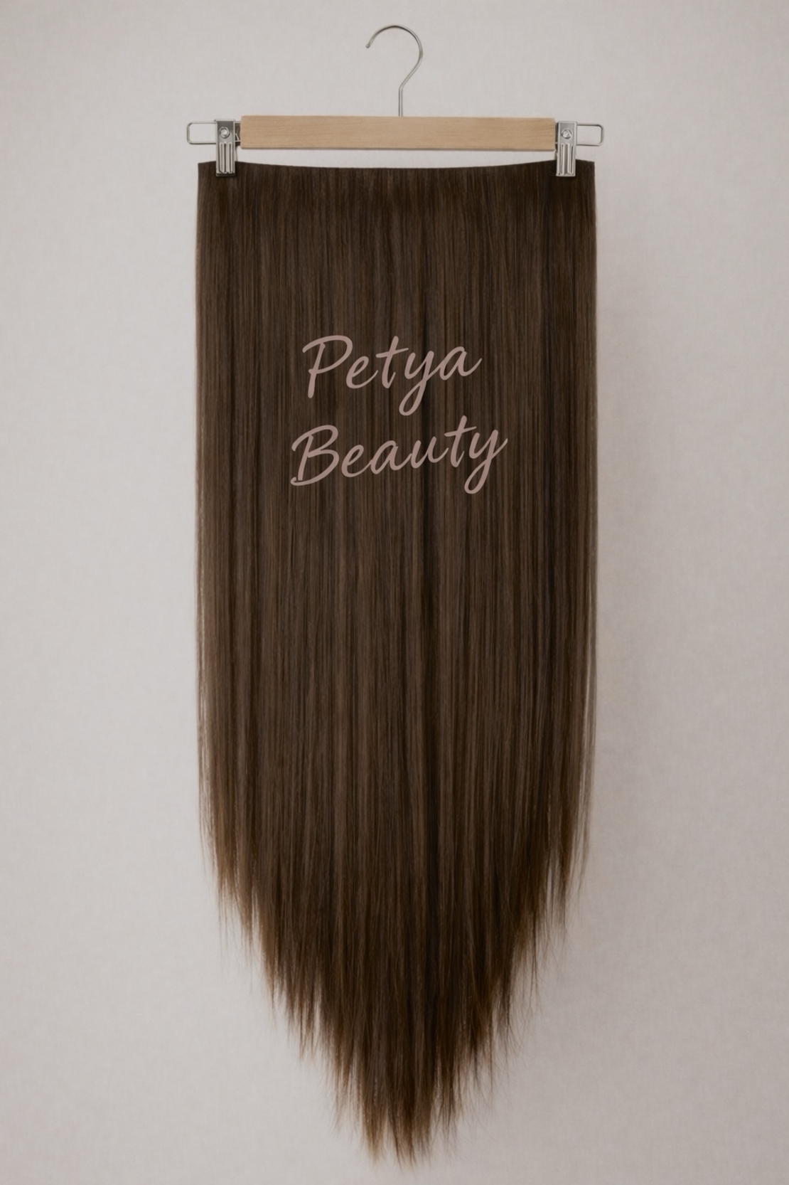 Комплект екстеншън от 9 части в цвят - ТОПЛО КАФЯВО