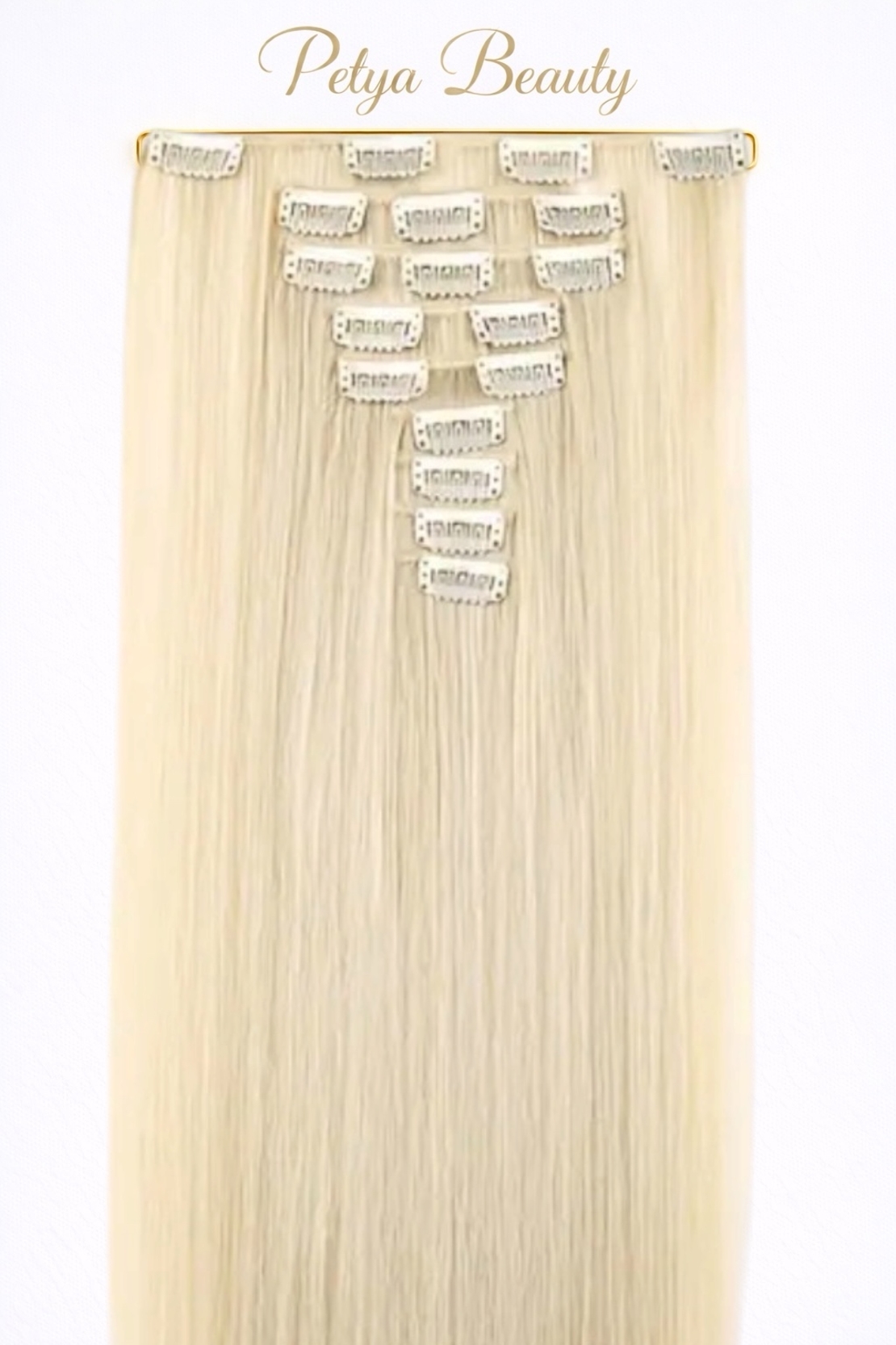 Комплект екстеншън от 9 части - НАТУРАЛНО РУСО