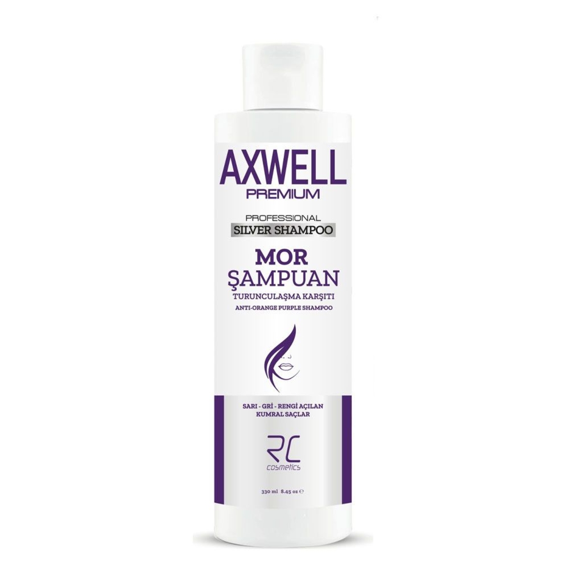 Шампоан за интензивно неутрализиране на топли нюанси AXWELL 330 мл