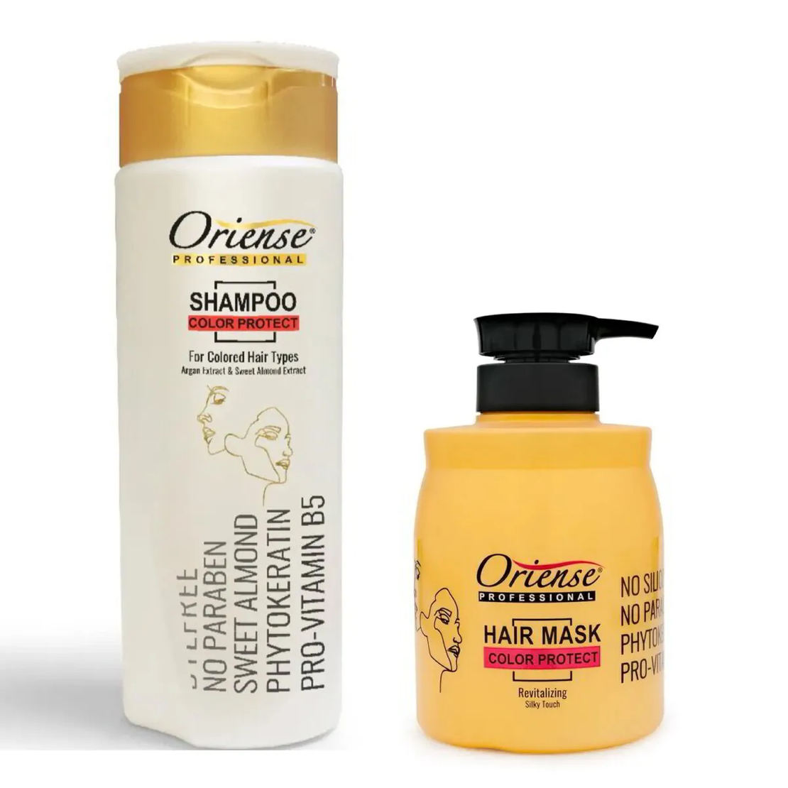 Комлект шампоан и маска за боядисана коса Oriense Color Protect Set