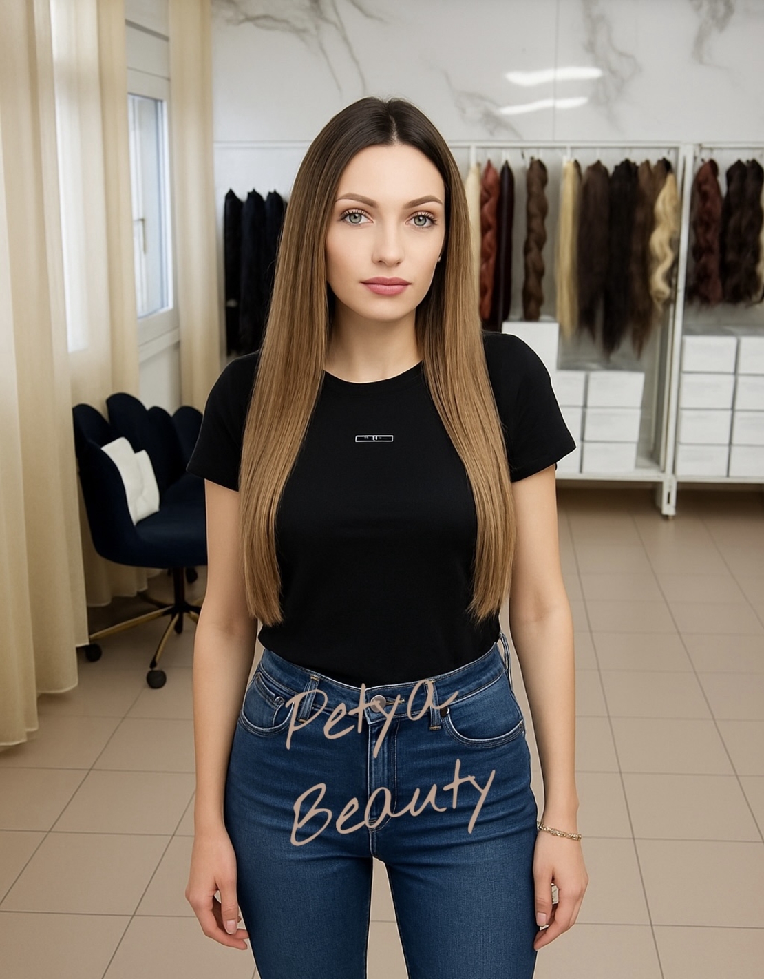 Перука - АРИЯ - РЕАЛИСТИЧЕН скалп