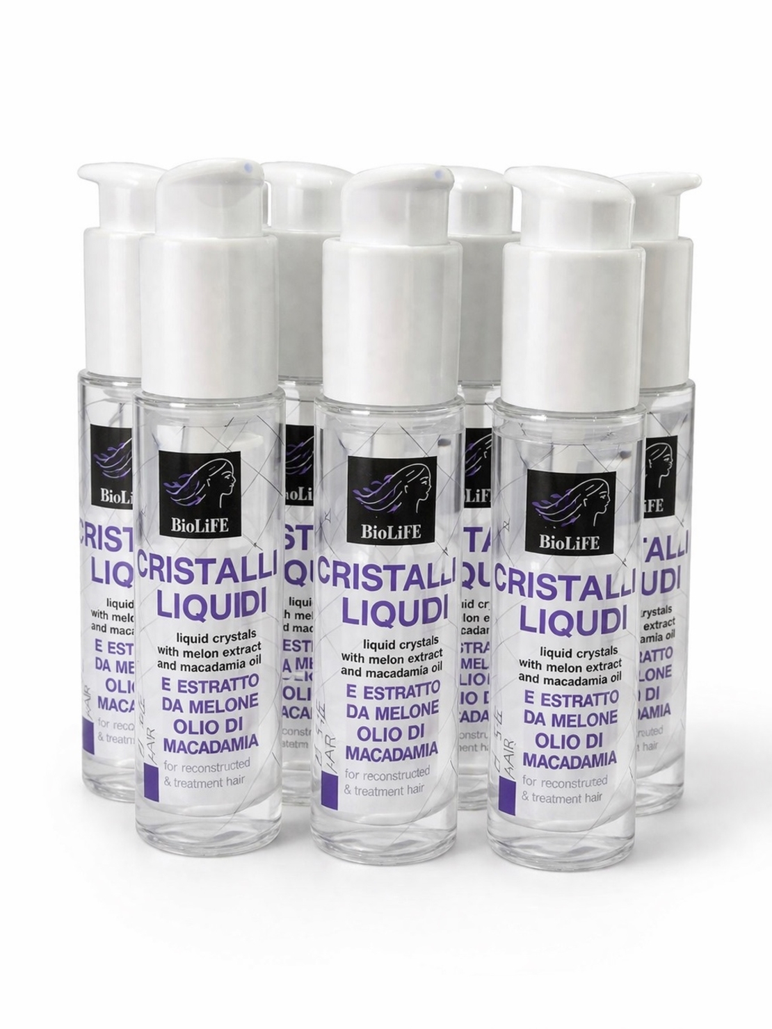 Течни кристали за коса с пъпеш и макадамия BioLife ( 50 мл )
