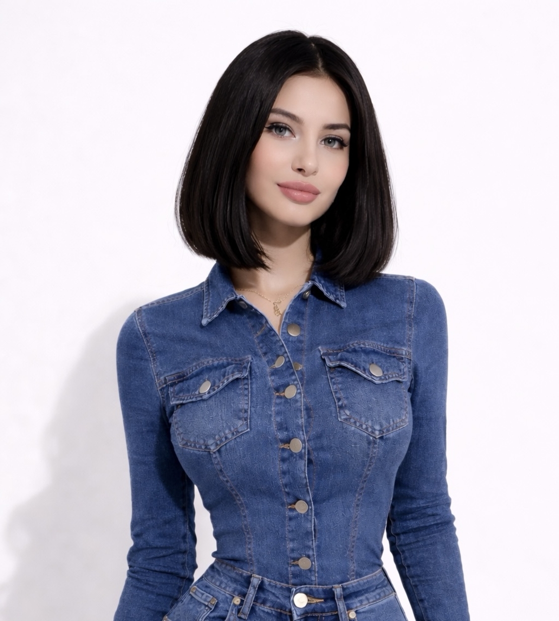 Перука - 100% естествен косъм - МЕГАН