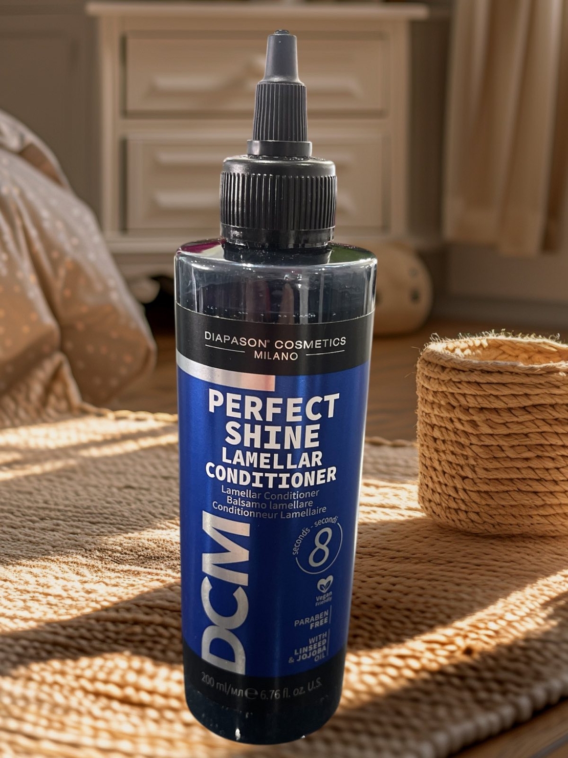 Ламиниращ балсам за блясък на косата само за 8 секунди DCM Shine Lamellar Conditioner 200ml