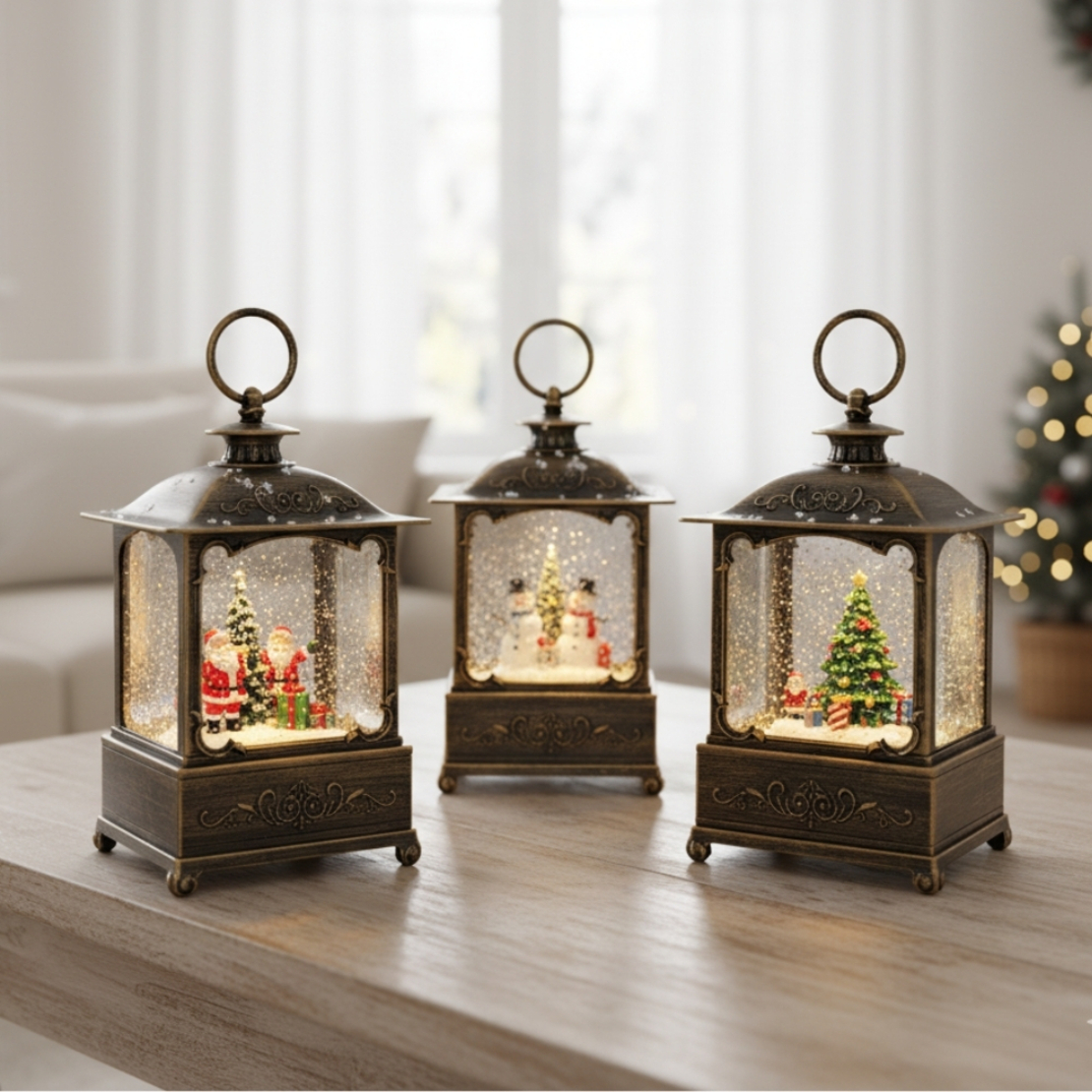 Коледен светлинен фенер