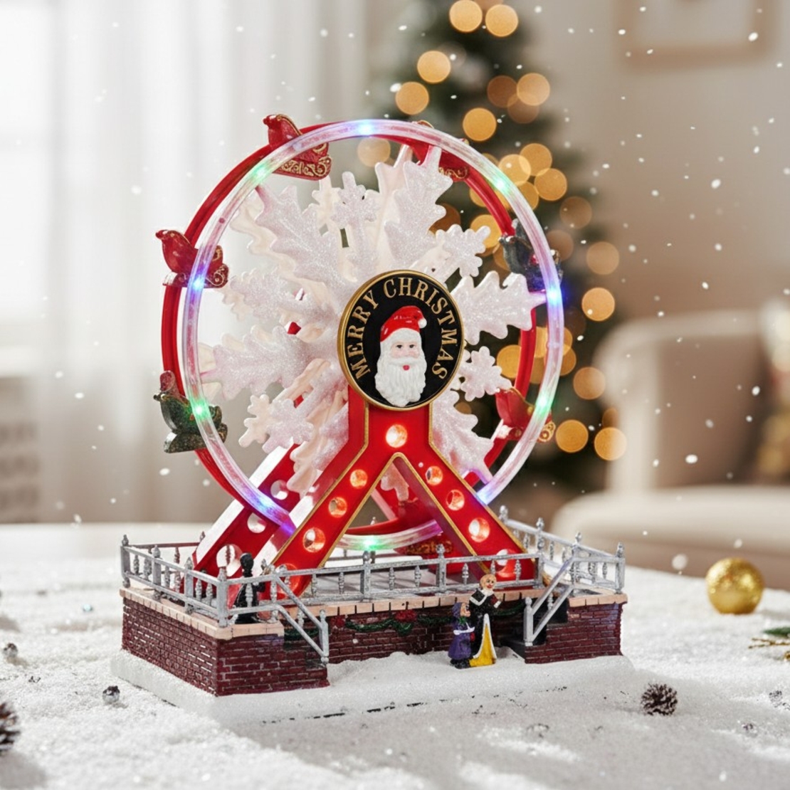 Коледно Виенско колело с музика и Led светлини