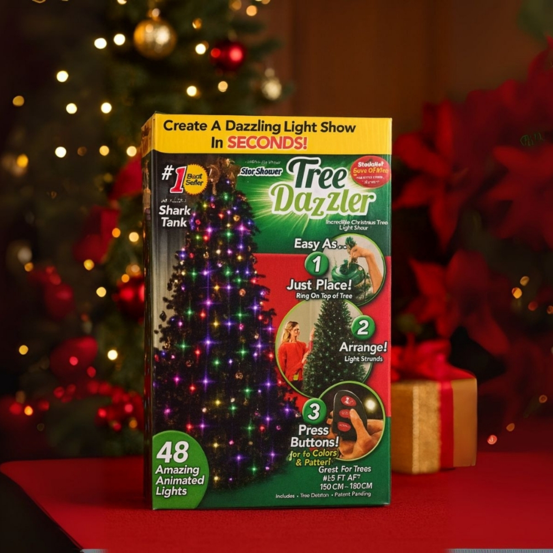 Коледни LED лампички за елха Star shower tree dazzler