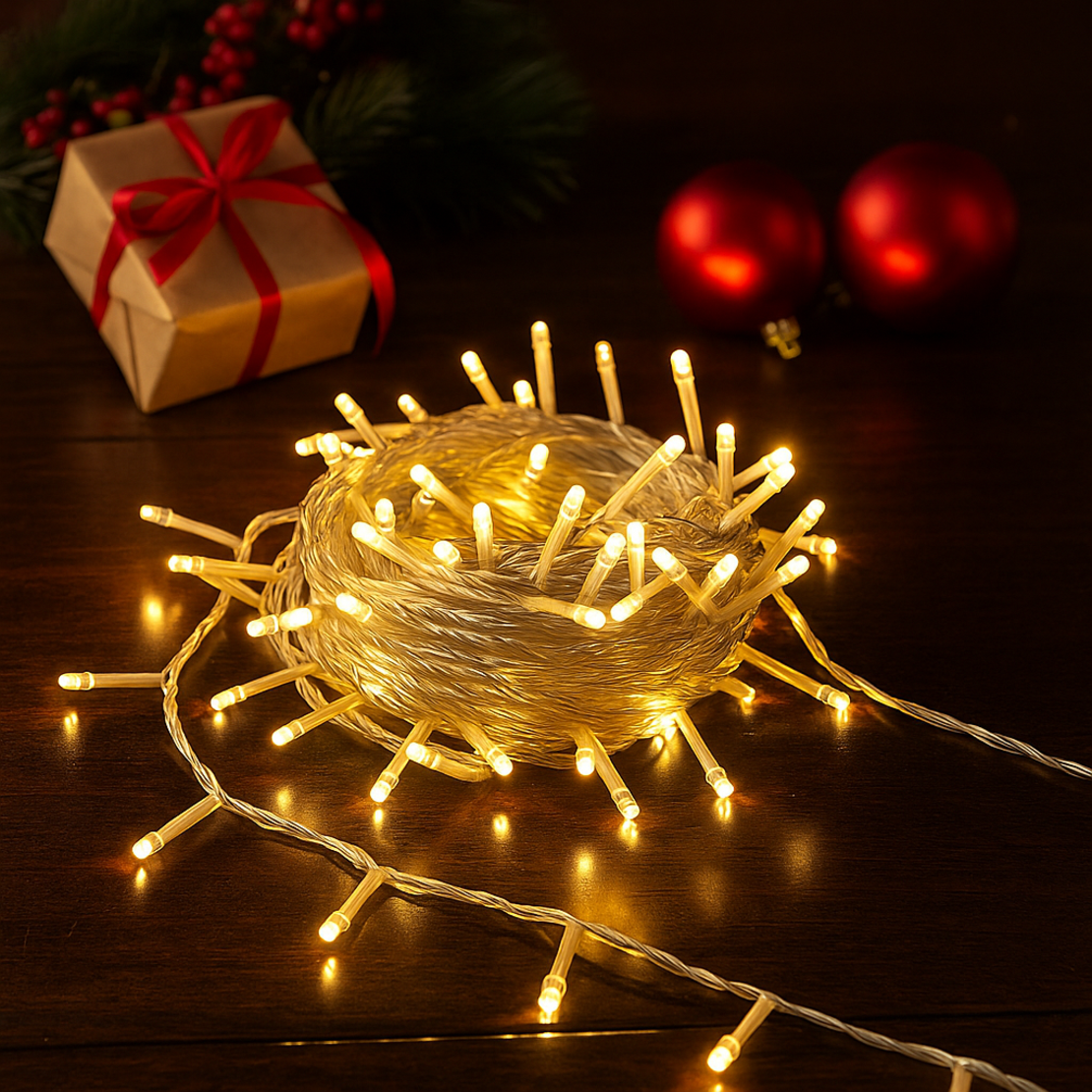 Светещ LED гирлянд с 200 светлини