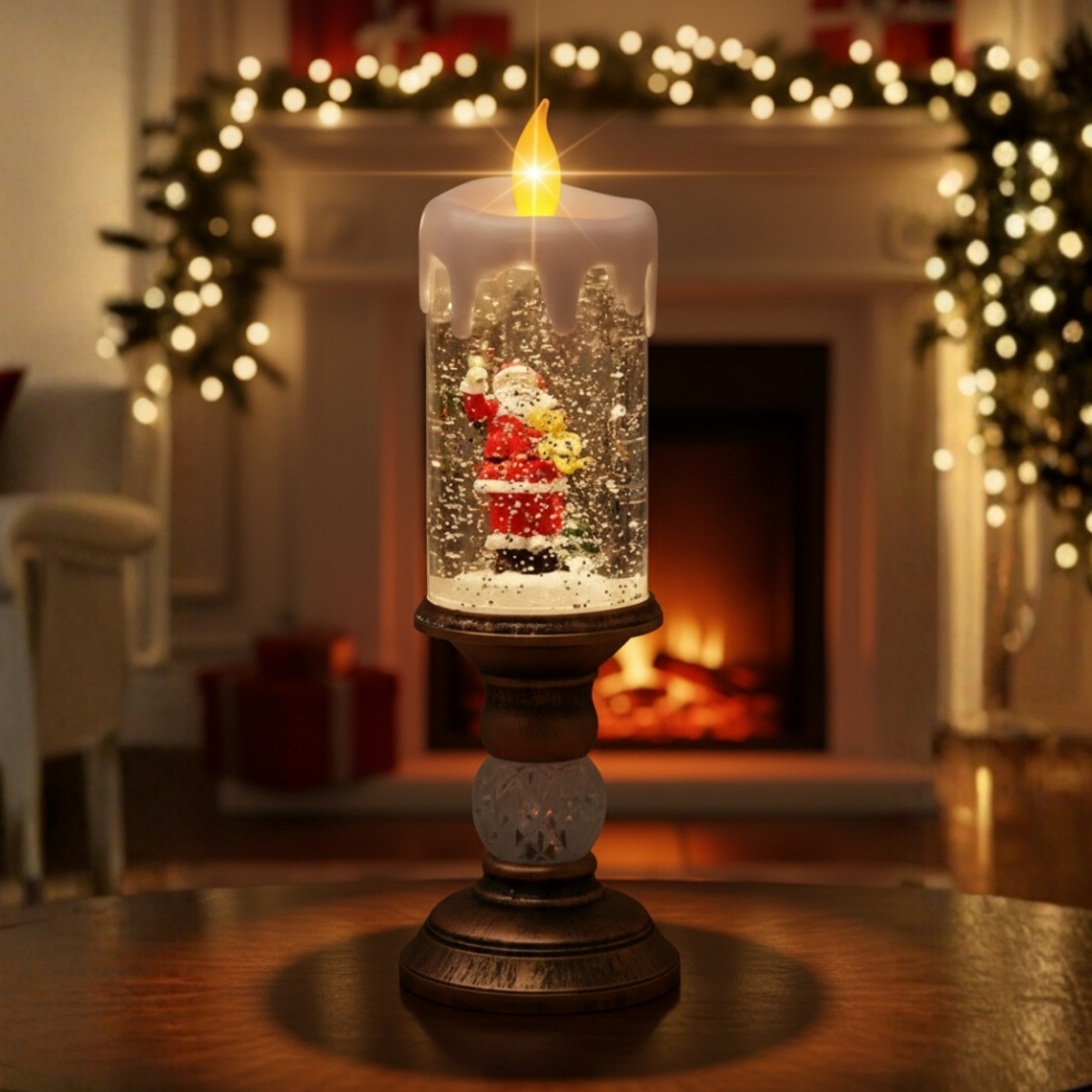 Коледна LED свещ с пламъче