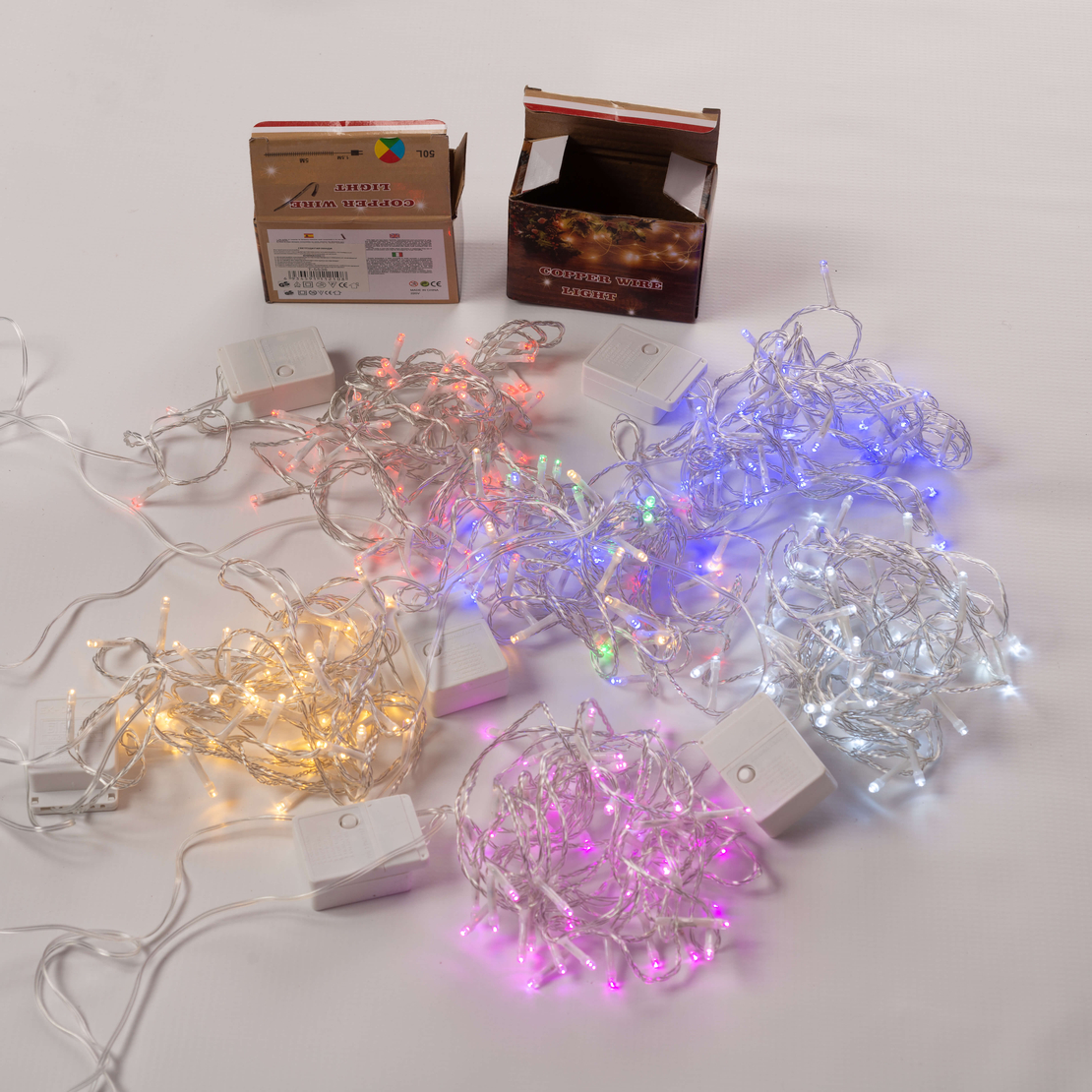 Светещ LED гирлянд с 200 светлини