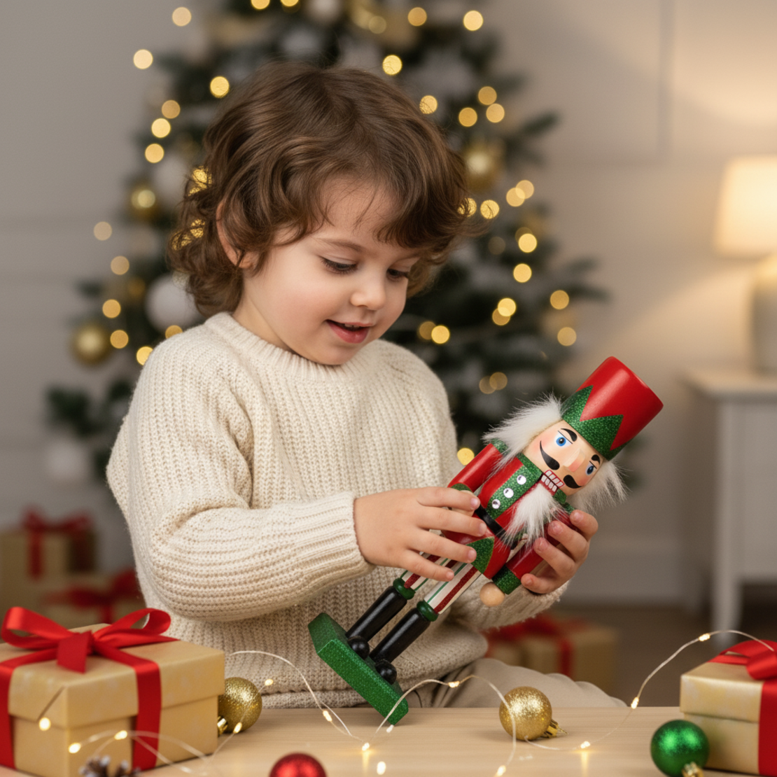 Коледна дървена фигурка Лешникотрошач – Перфектния вълшебен декор