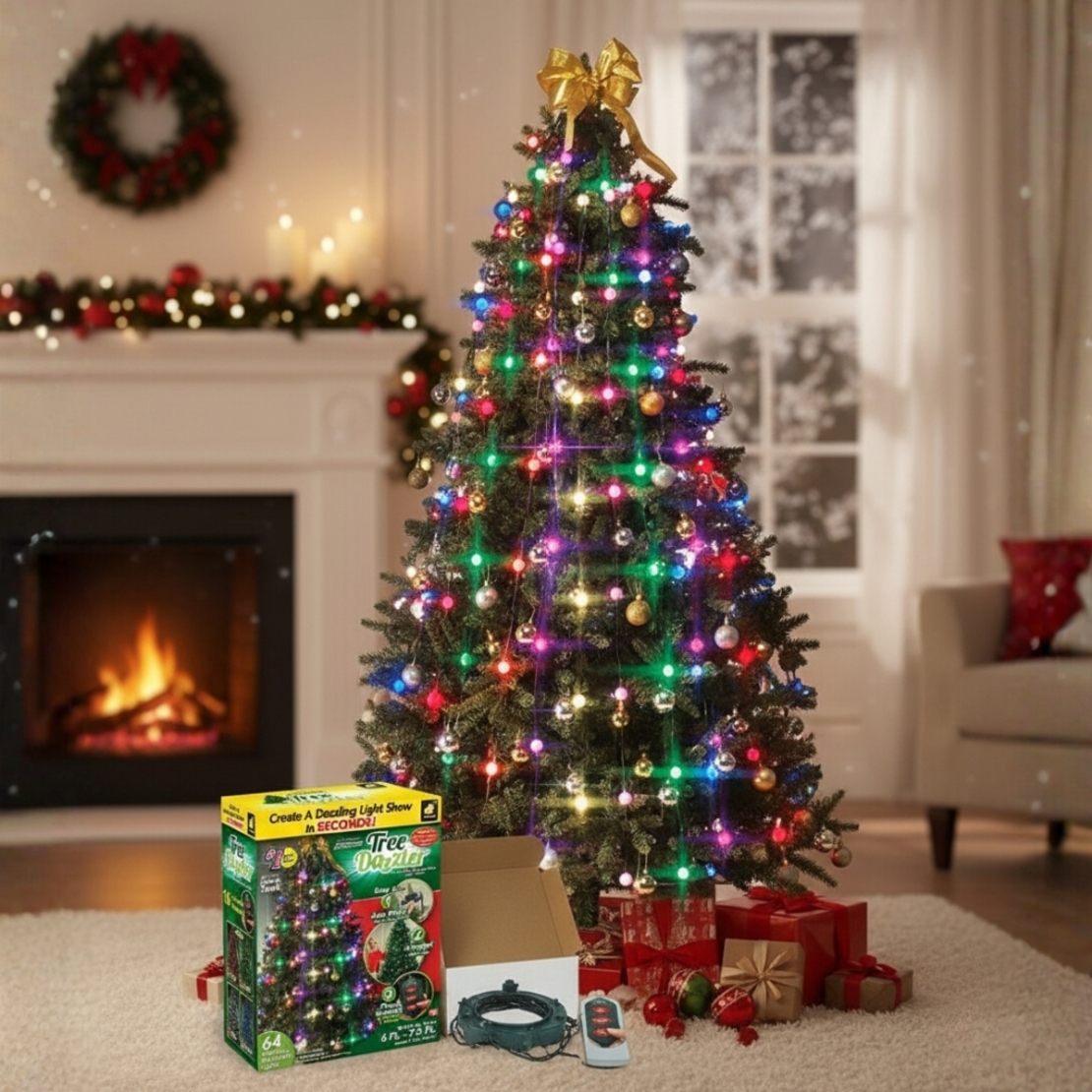 Коледни LED лампички за елха Star shower tree dazzler