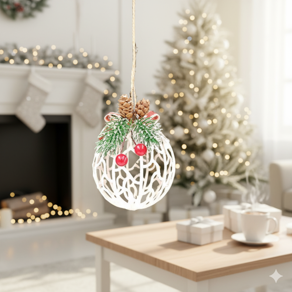 Коледна декорация за елха или празнични аранжировки