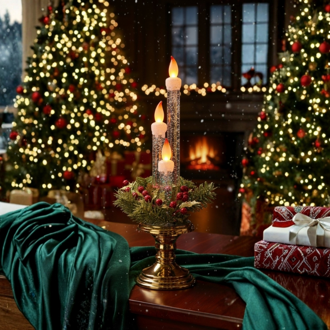 Празничен блясък и топлина с декоративни светещи свещи