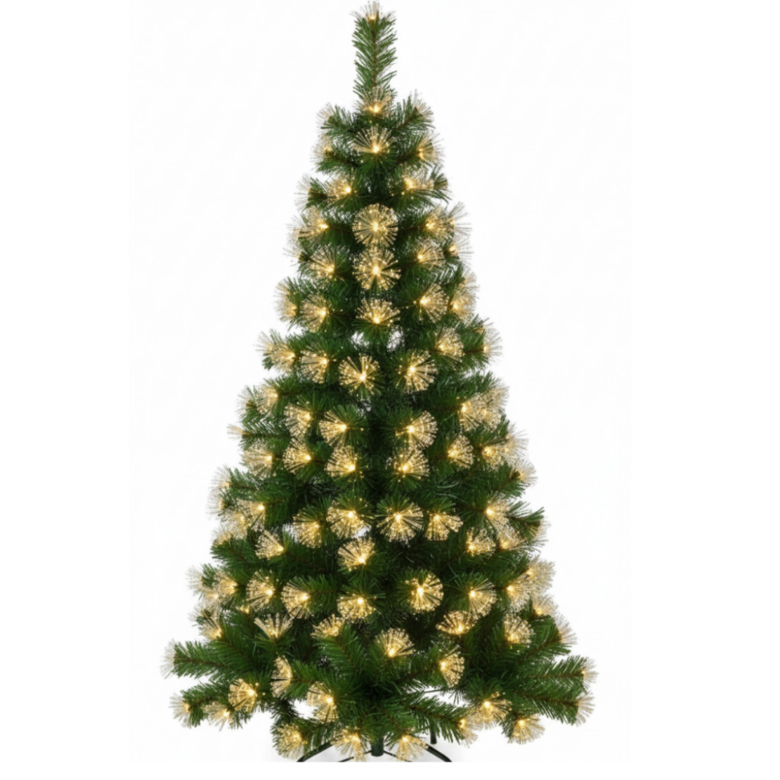 Коледна елха с вградени светлини - магията на Коледа