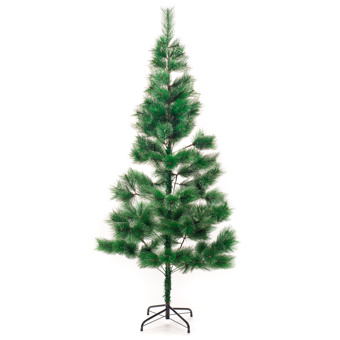 Заснежена Коледна елха с метална стойка