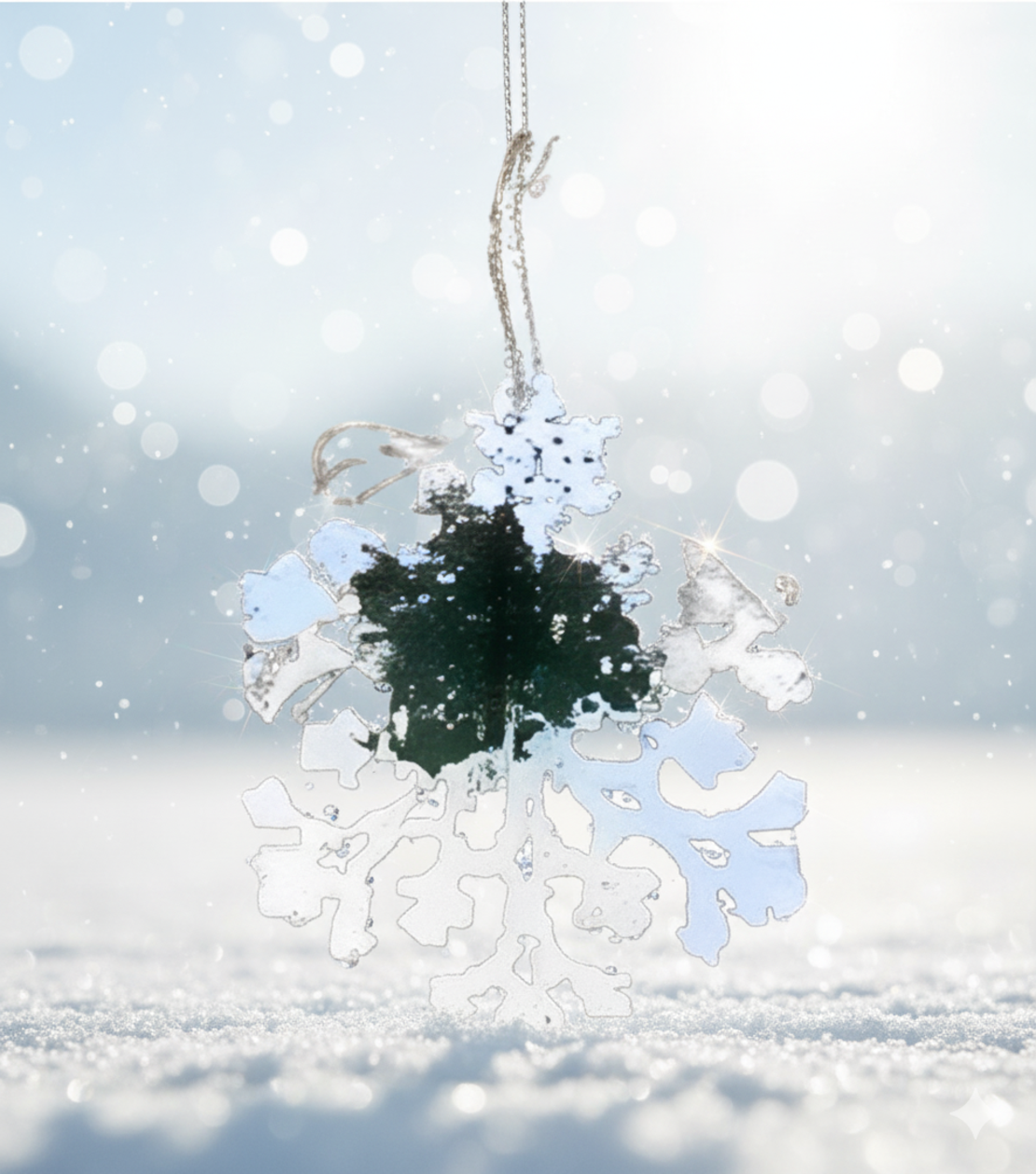 Коледна декорация за елха или празнични аранжировки