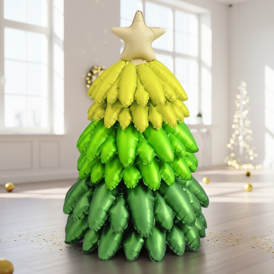 Коледни 3D елхи състоящи се от 7 части Коледни балони