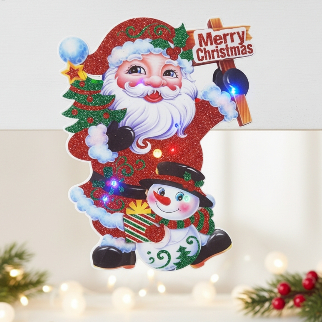 Коледен стикер за стъкло за празничен блясък във вашия дом