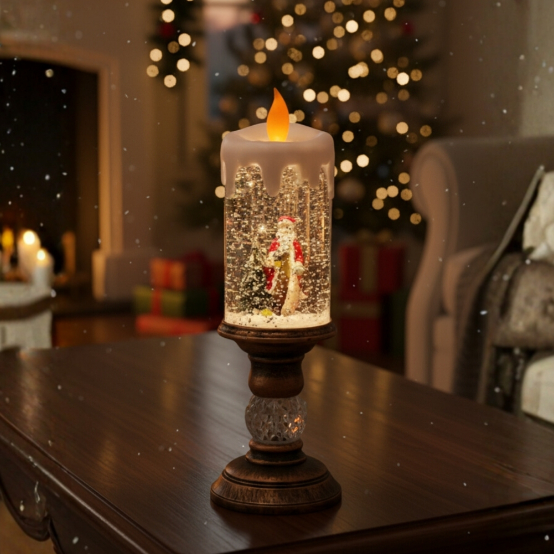 Коледна LED свещ с пламъче