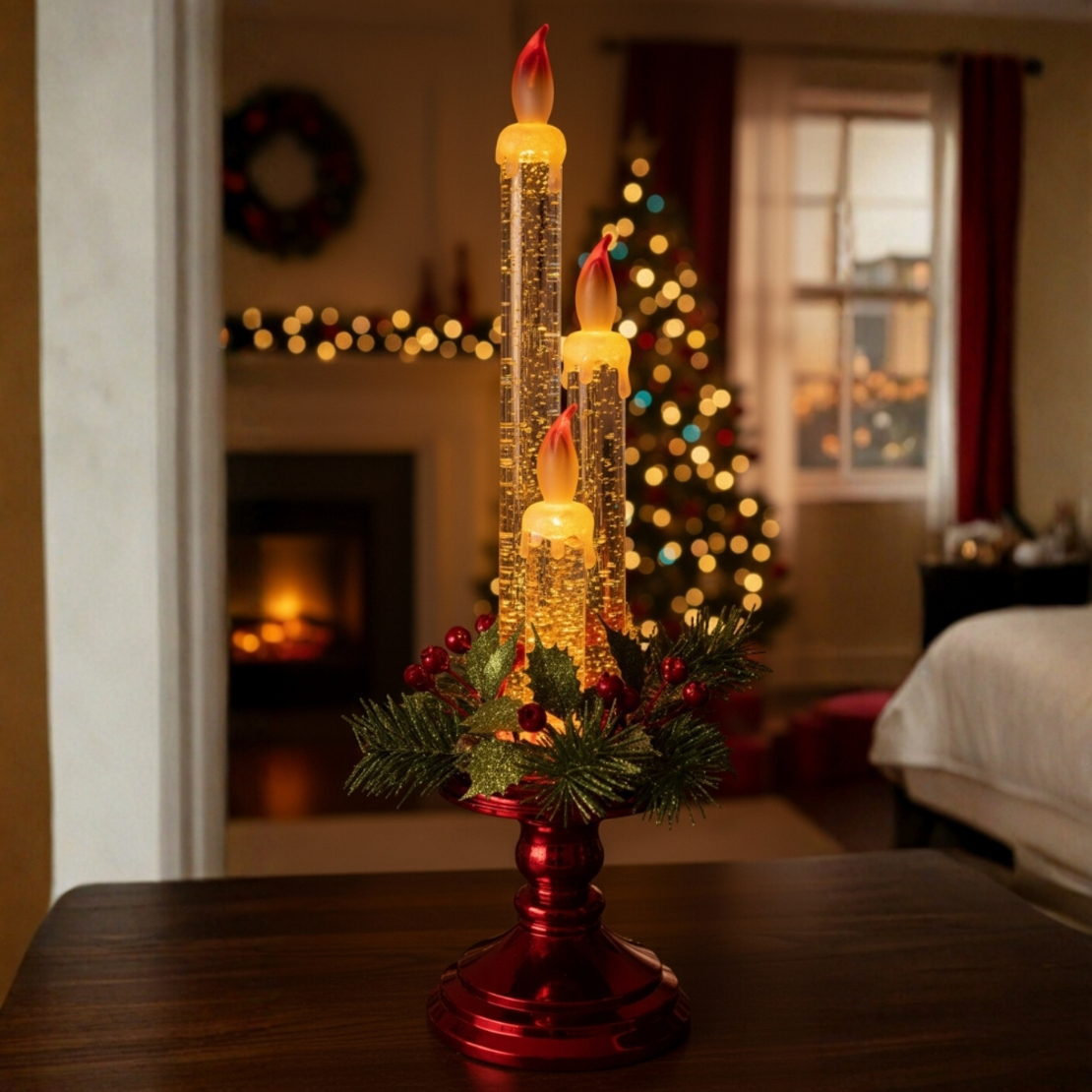Празничен блясък и топлина с декоративни светещи свещи
