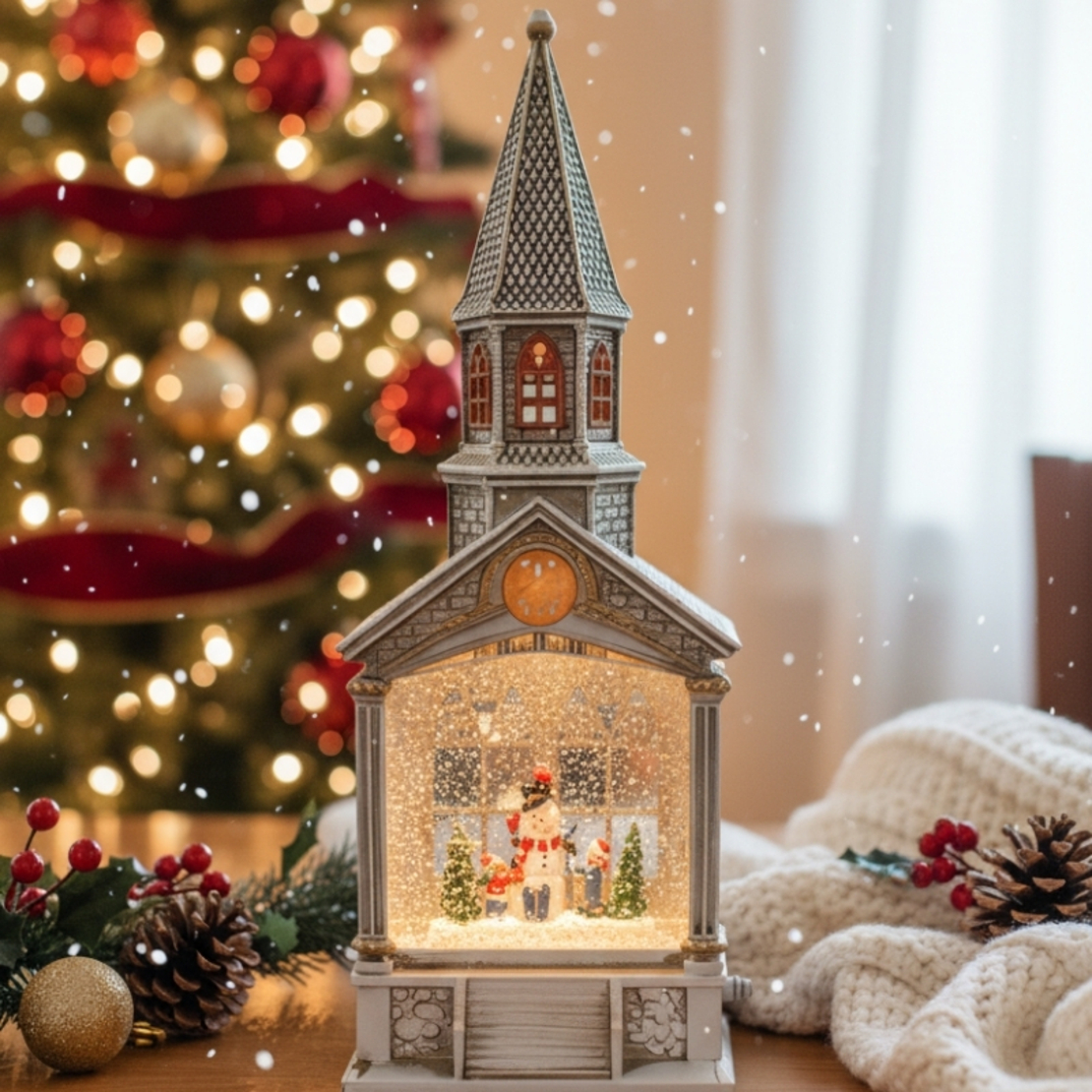 Коледна декорация със снежен човек