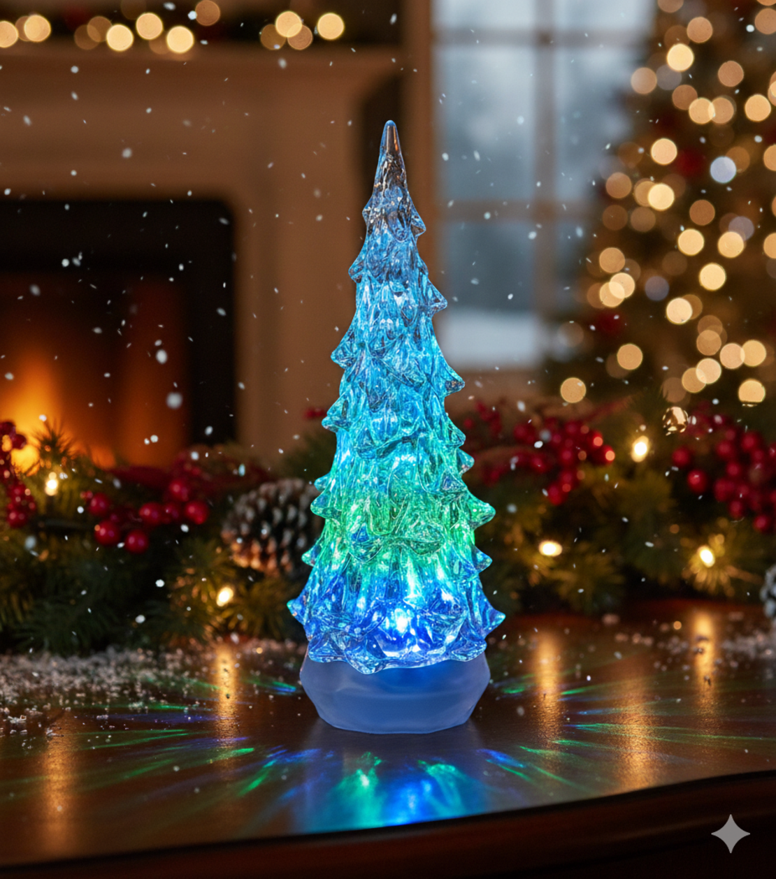 Магически светещи елхи с LED осветление T-4215