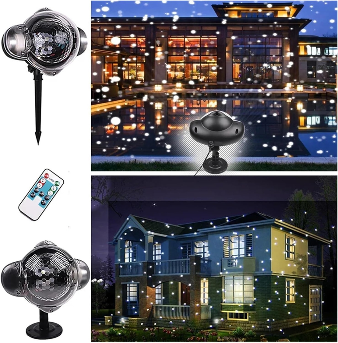 Диско лампа Snow Flower Lamp