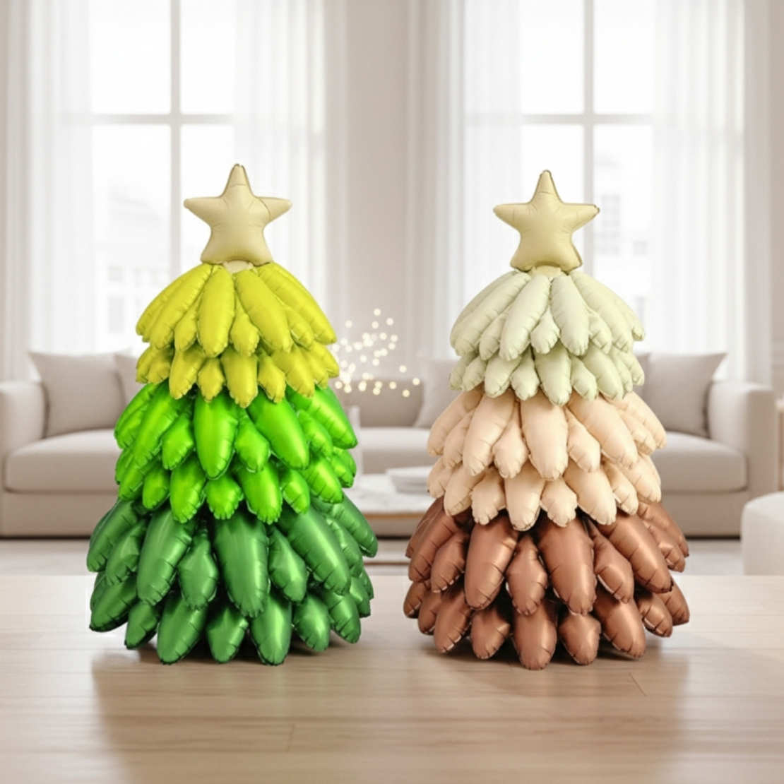 Коледни 3D елхи състоящи се от 7 части Коледни балони