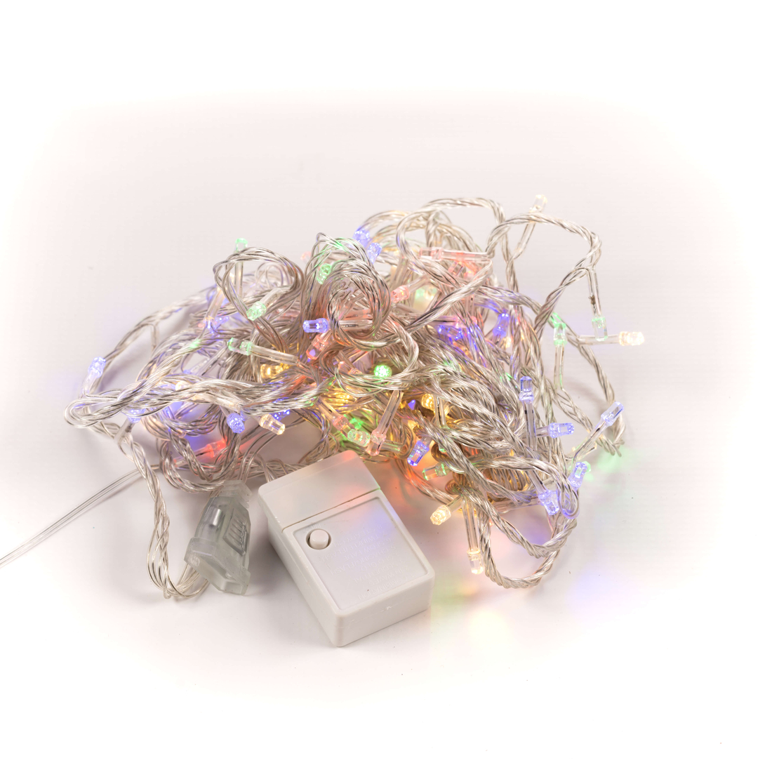 Коледни лампички кристал с удължител 10 метра 100 лампи