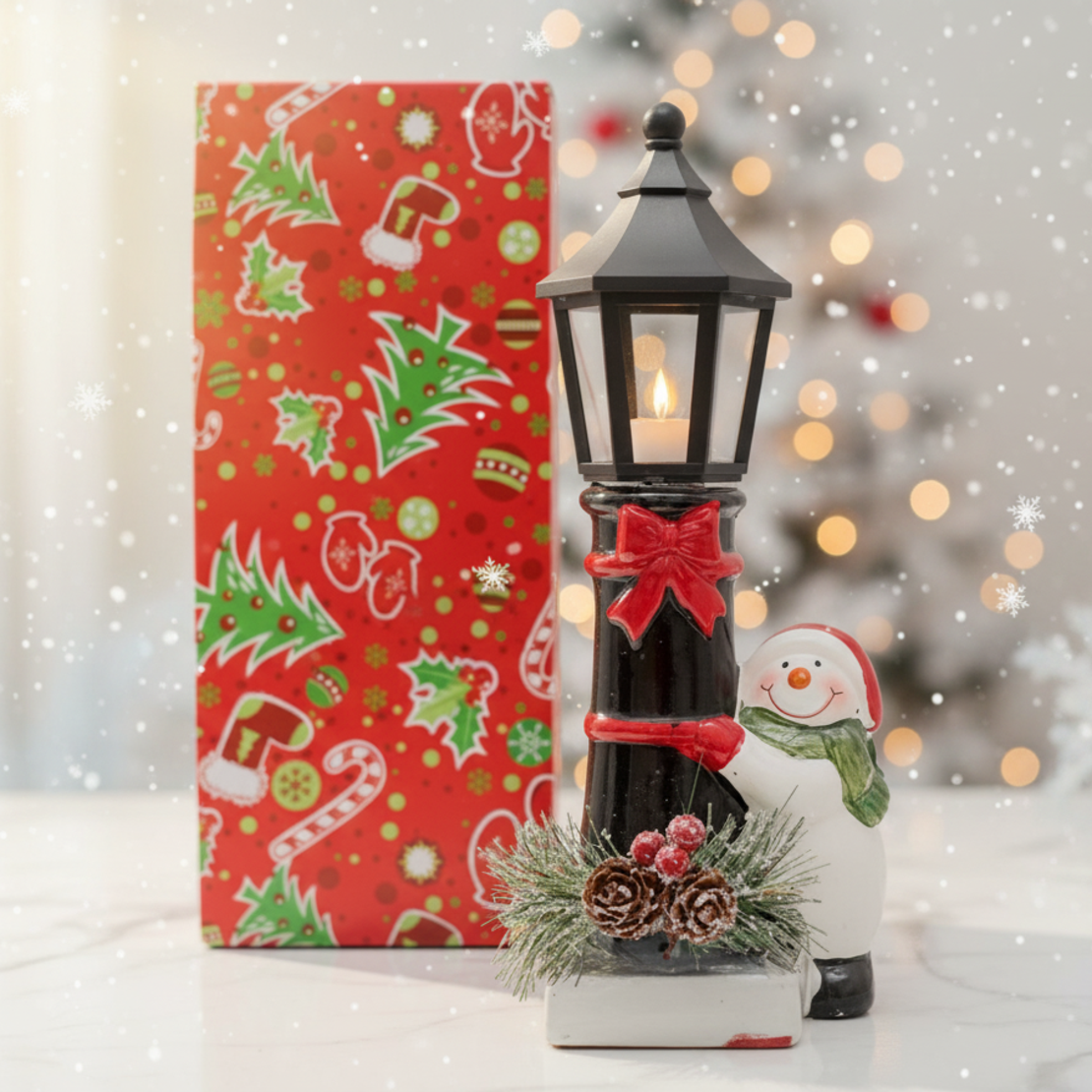 Коледна декорация - светеща