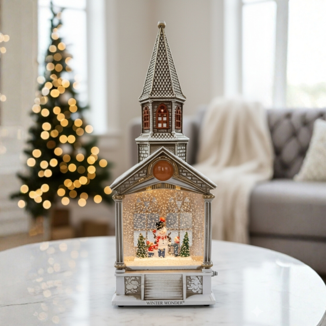 Коледна декорация със снежен човек