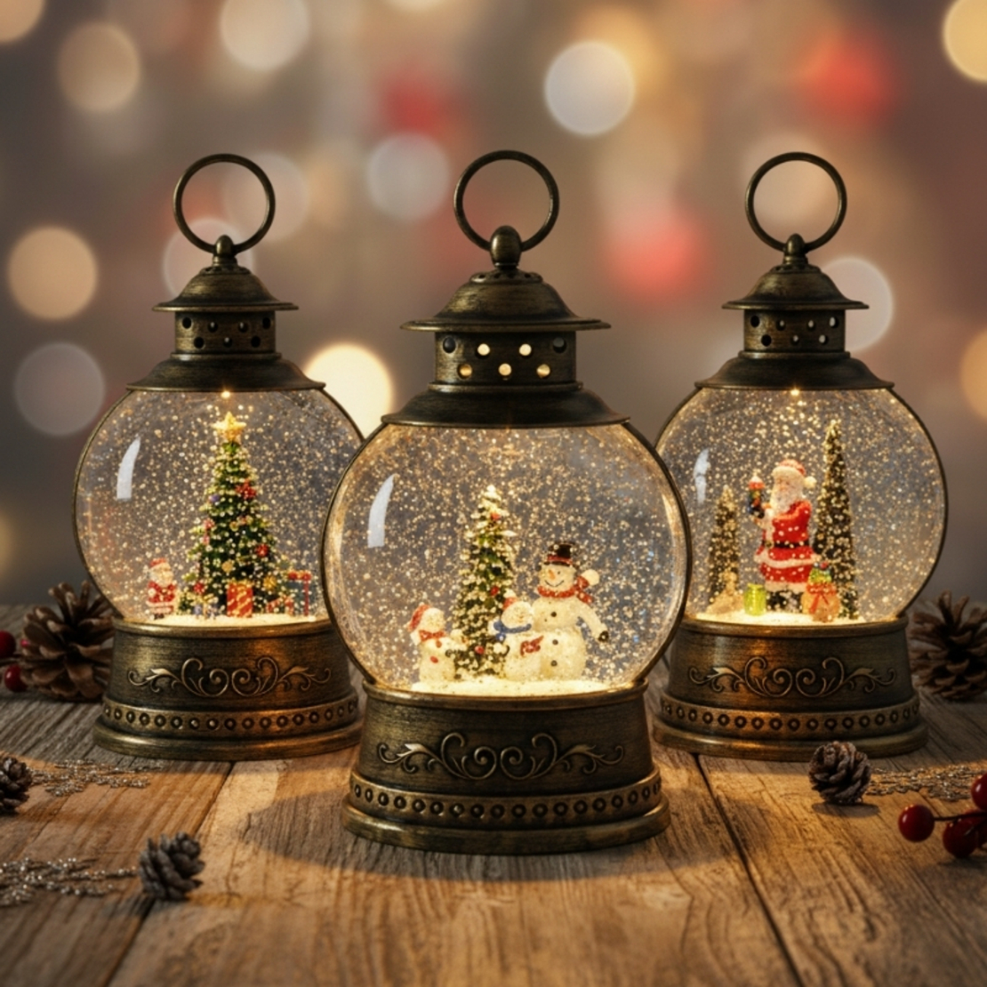 Коледен снежен глобус