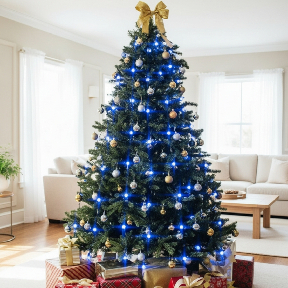 Коледни LED лампички за елха Star shower tree dazzler