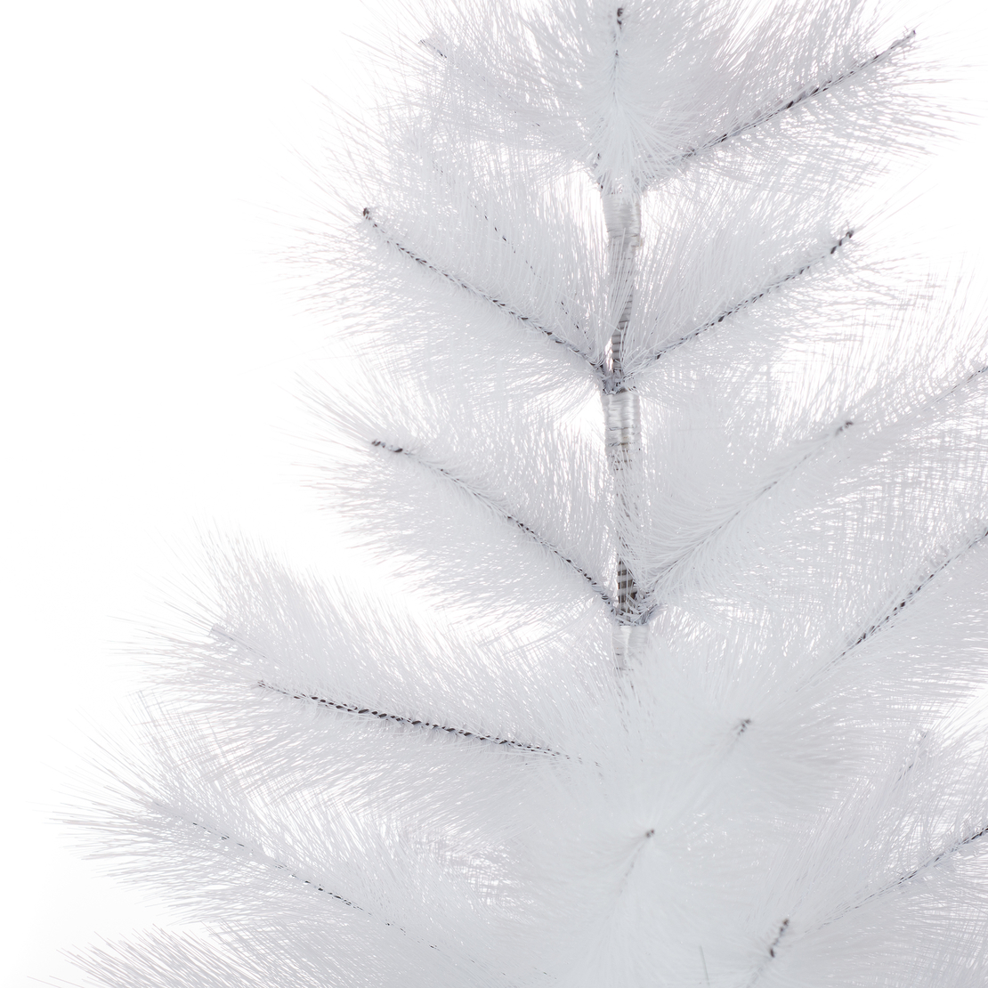 Изкуствена коледна елха - бяла