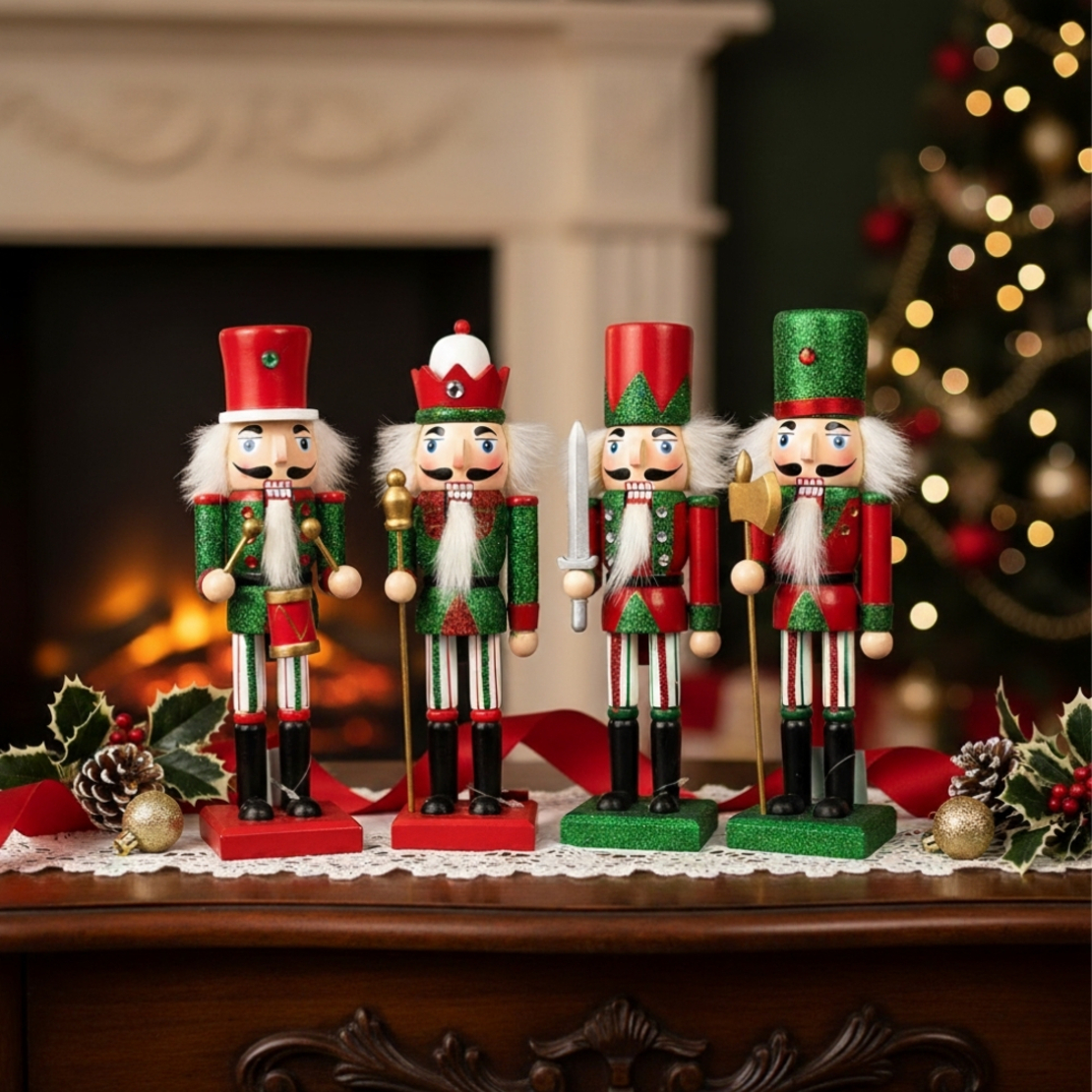 Коледна дървена фигурка Лешникотрошач – Перфектния вълшебен декор