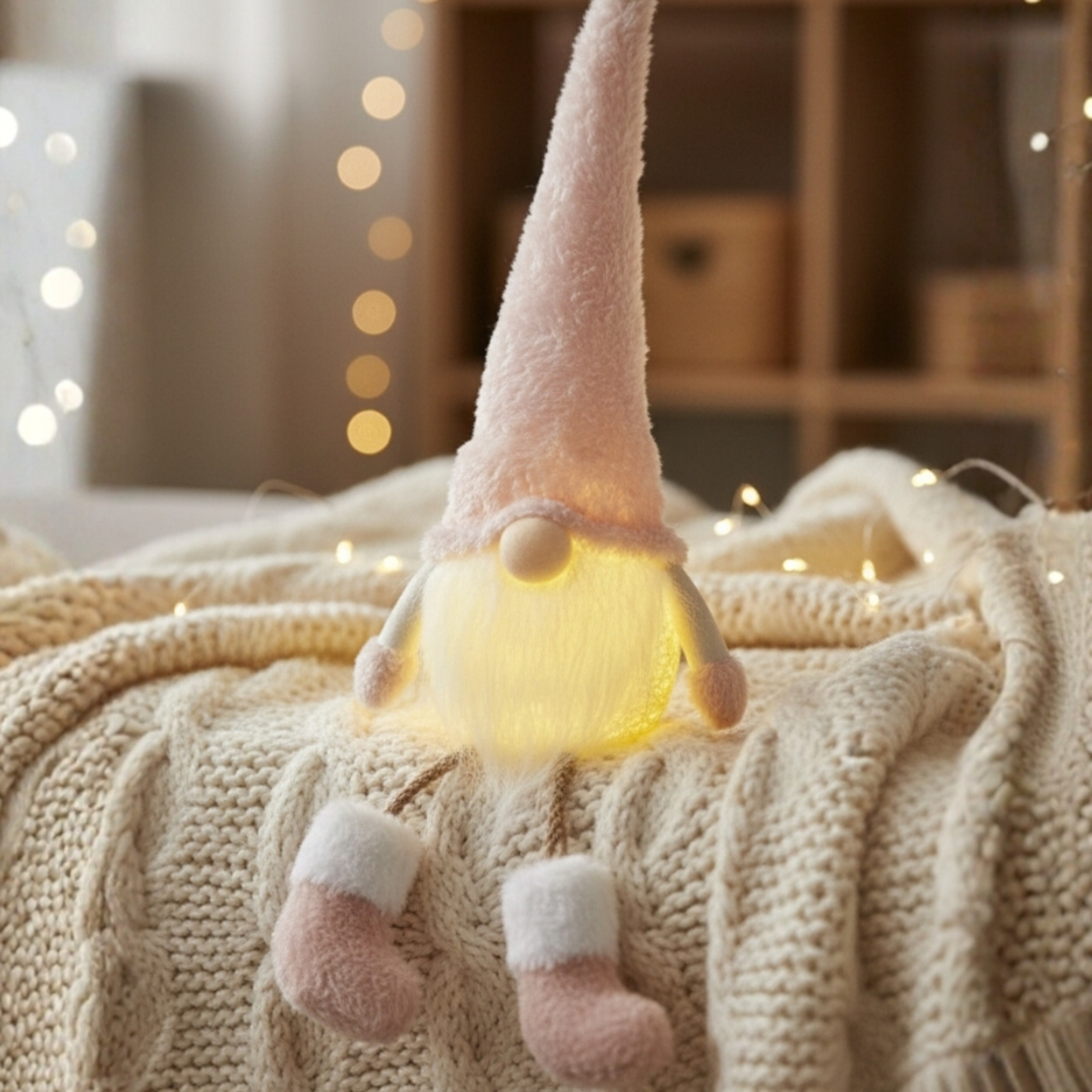 Коледен гном с магическо LED сияние