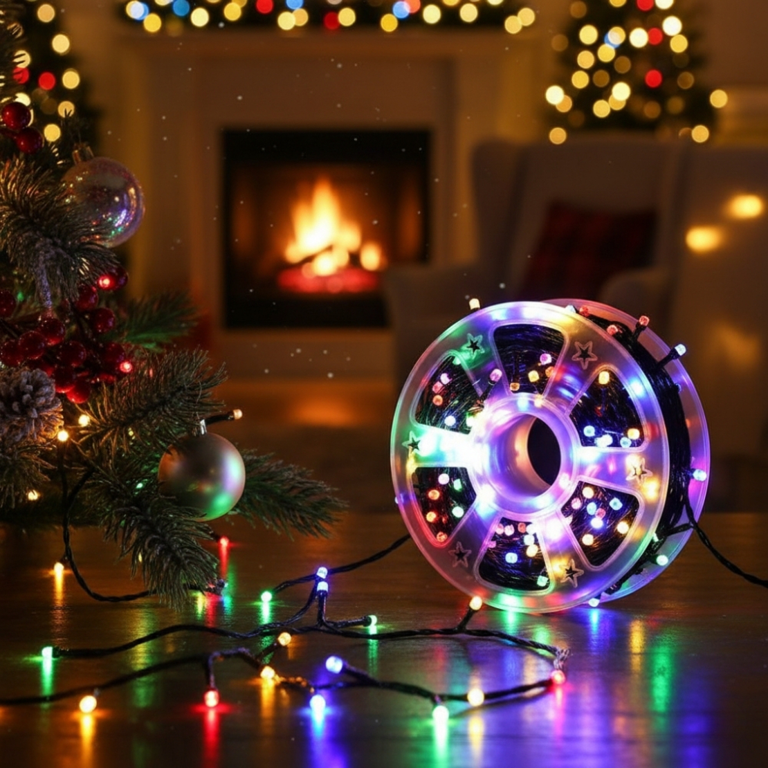 Коледни 500 лампички с 8 режима на осветление