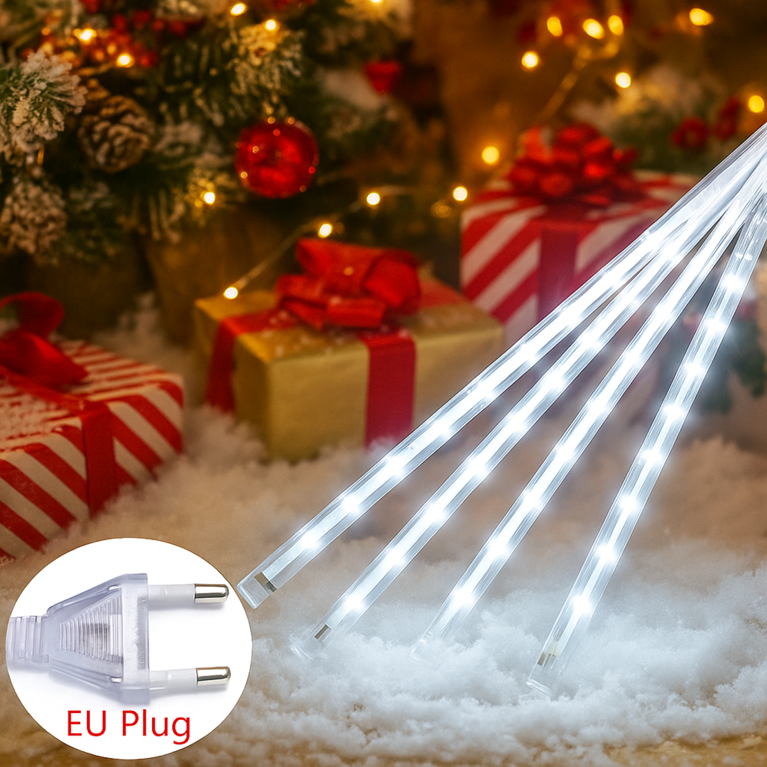 Двустранни LED висулки падащ сняг