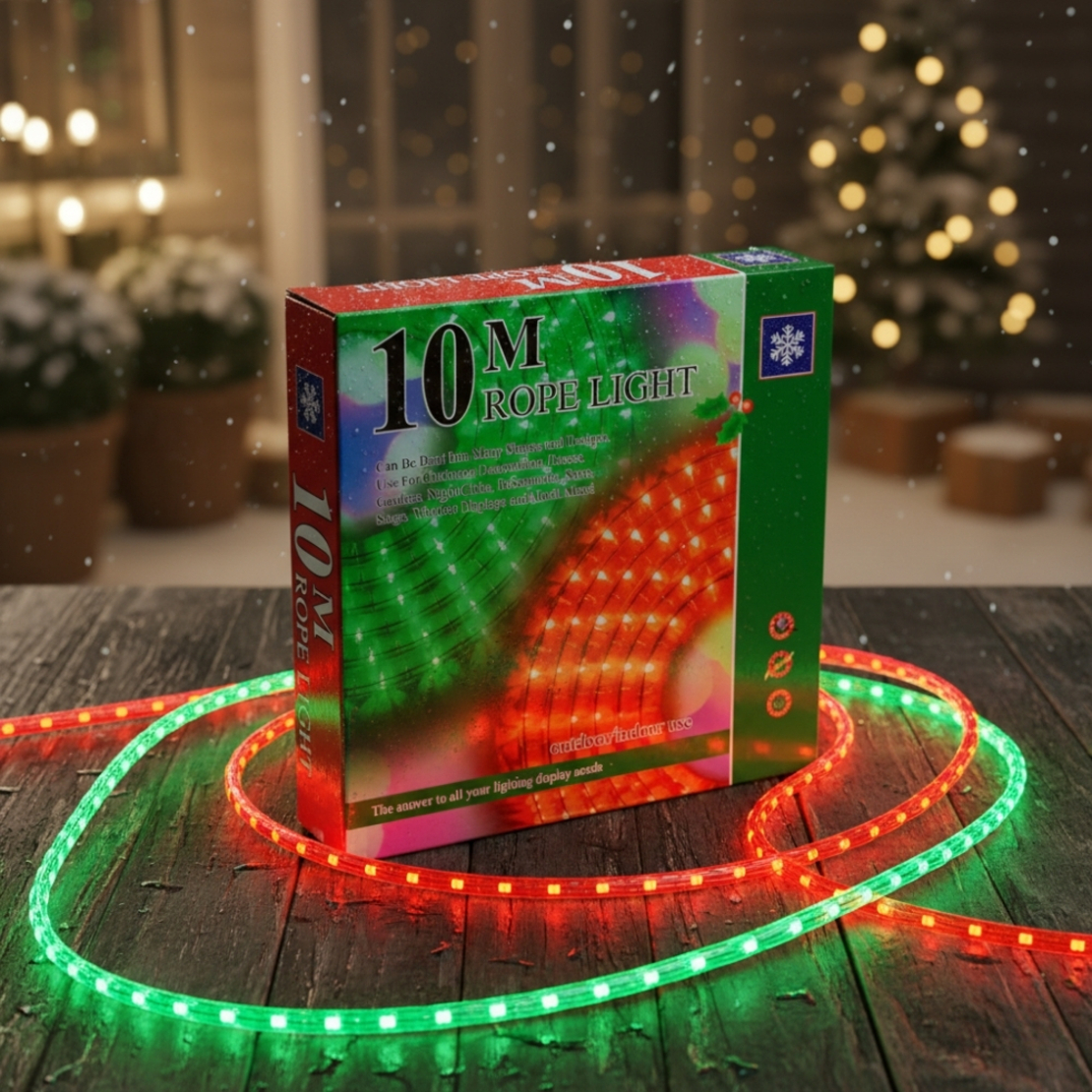 Светещ коледен кабел Многоцветен