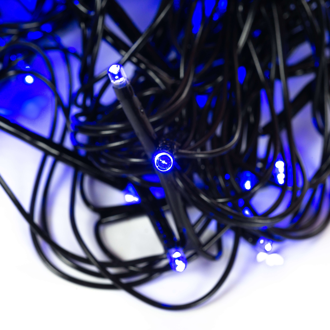 Коледни LED лампички смесен цвят 10 метра гирлянд