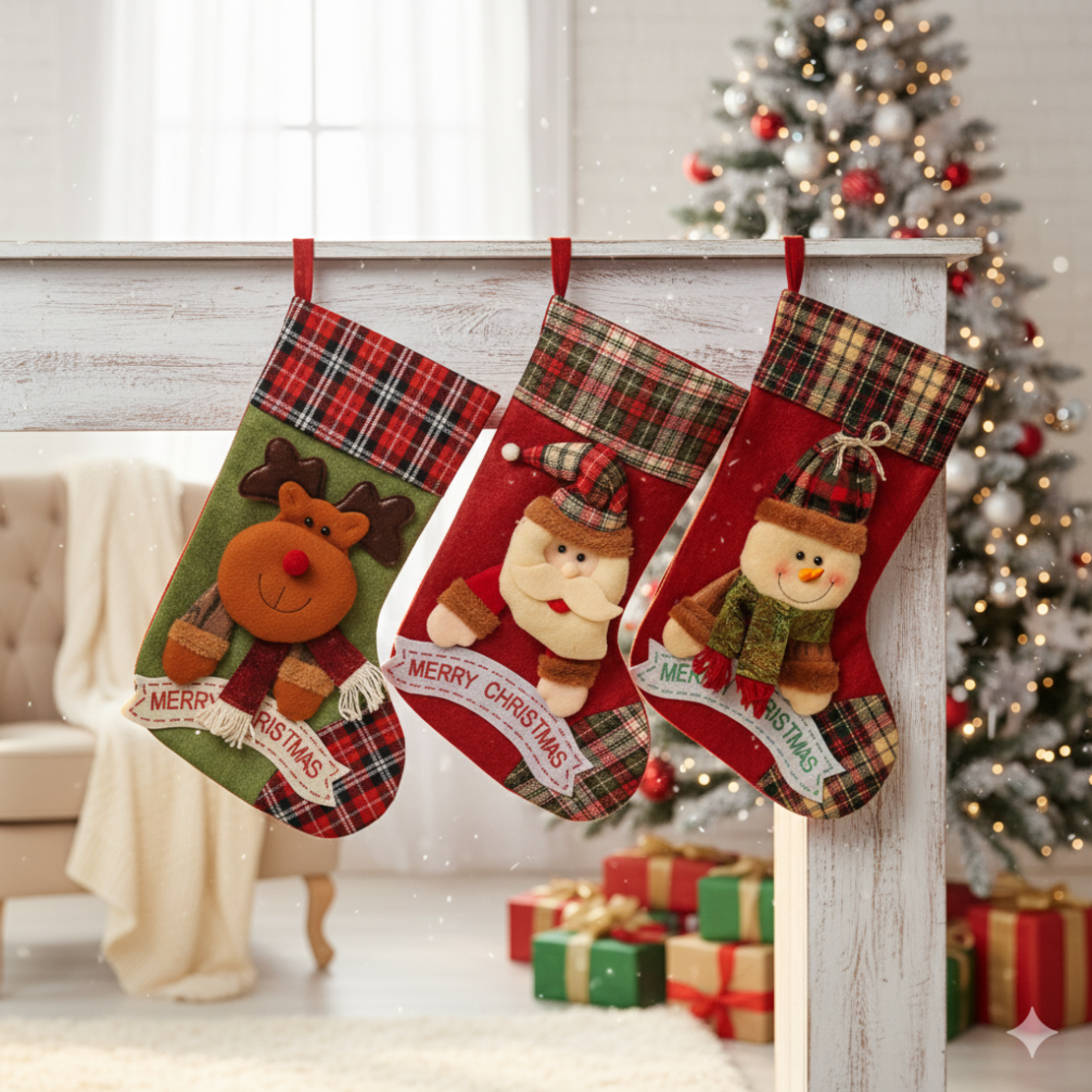 Празнични Коледни ботуши внесете магията на Коледа в дома си