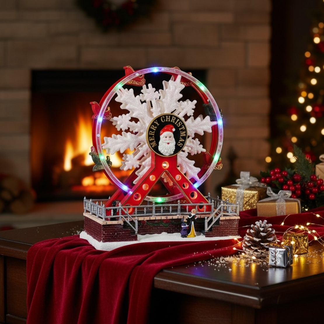 Коледно Виенско колело с музика и Led светлини