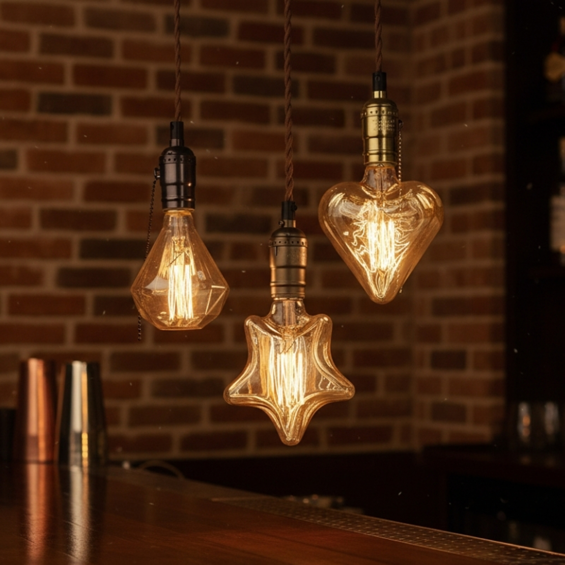 Декоративни крушки с интересна форма нажежаема жичка