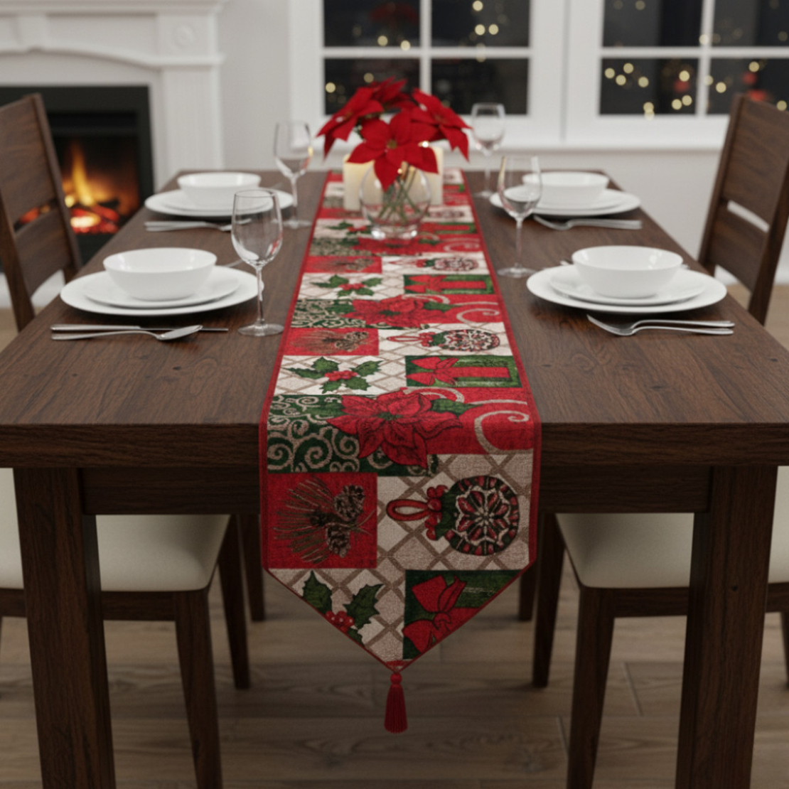 Коледна покривка за маса - идеалната празнична декорация