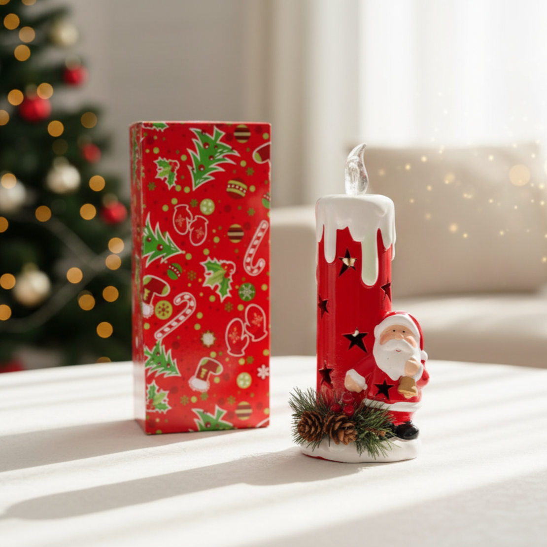 Коледна декорация - светеща