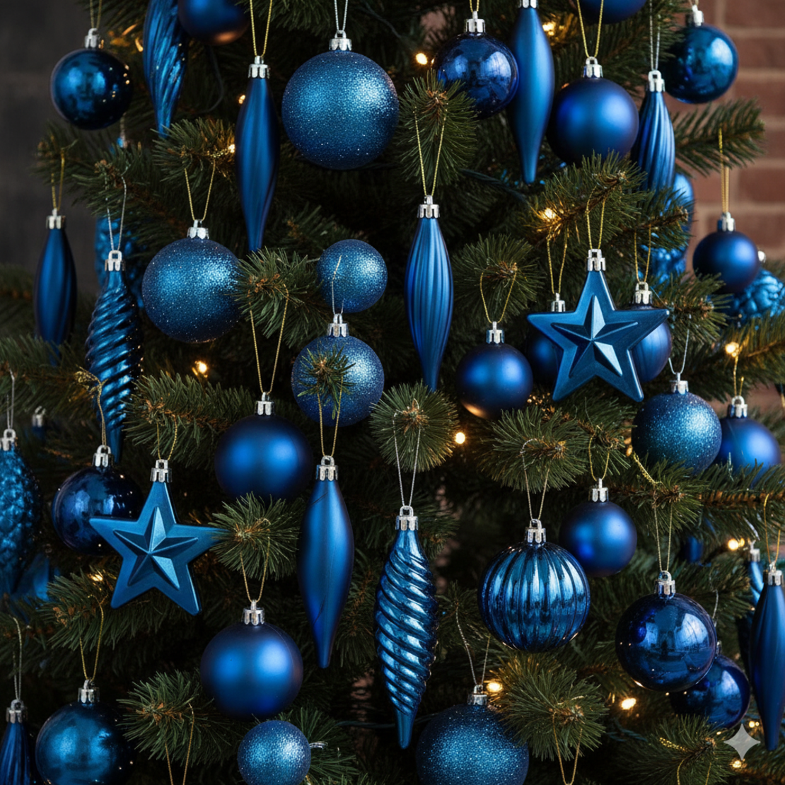 Комплект от орнаменти за елха - декорация за Коледа и Нова година